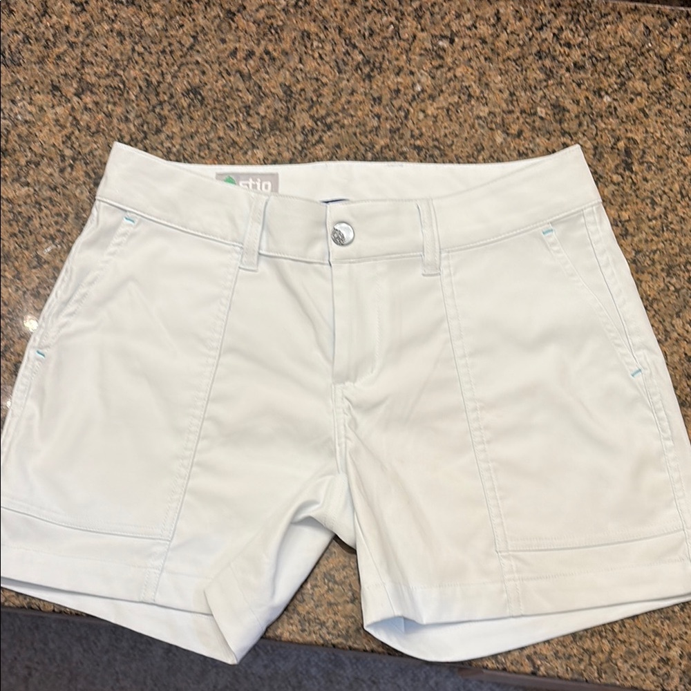 Stio Women's size 4 Coburn Shorts in Rivulet Blue